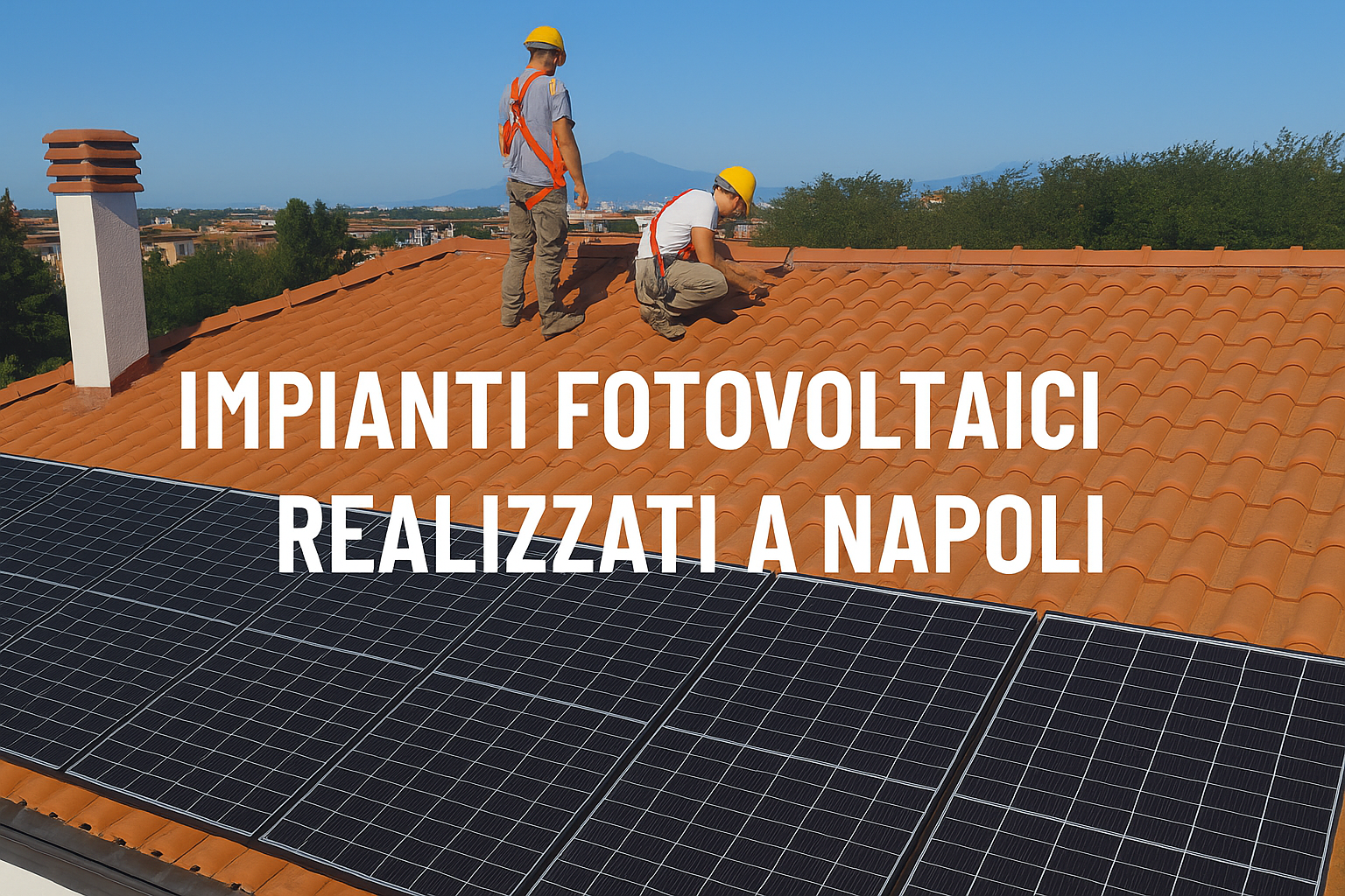 Caso studio impianti fotovoltaici Napoli: installazione da 5,85 kWp e 7,2 kWp con accumulo 10 kWh