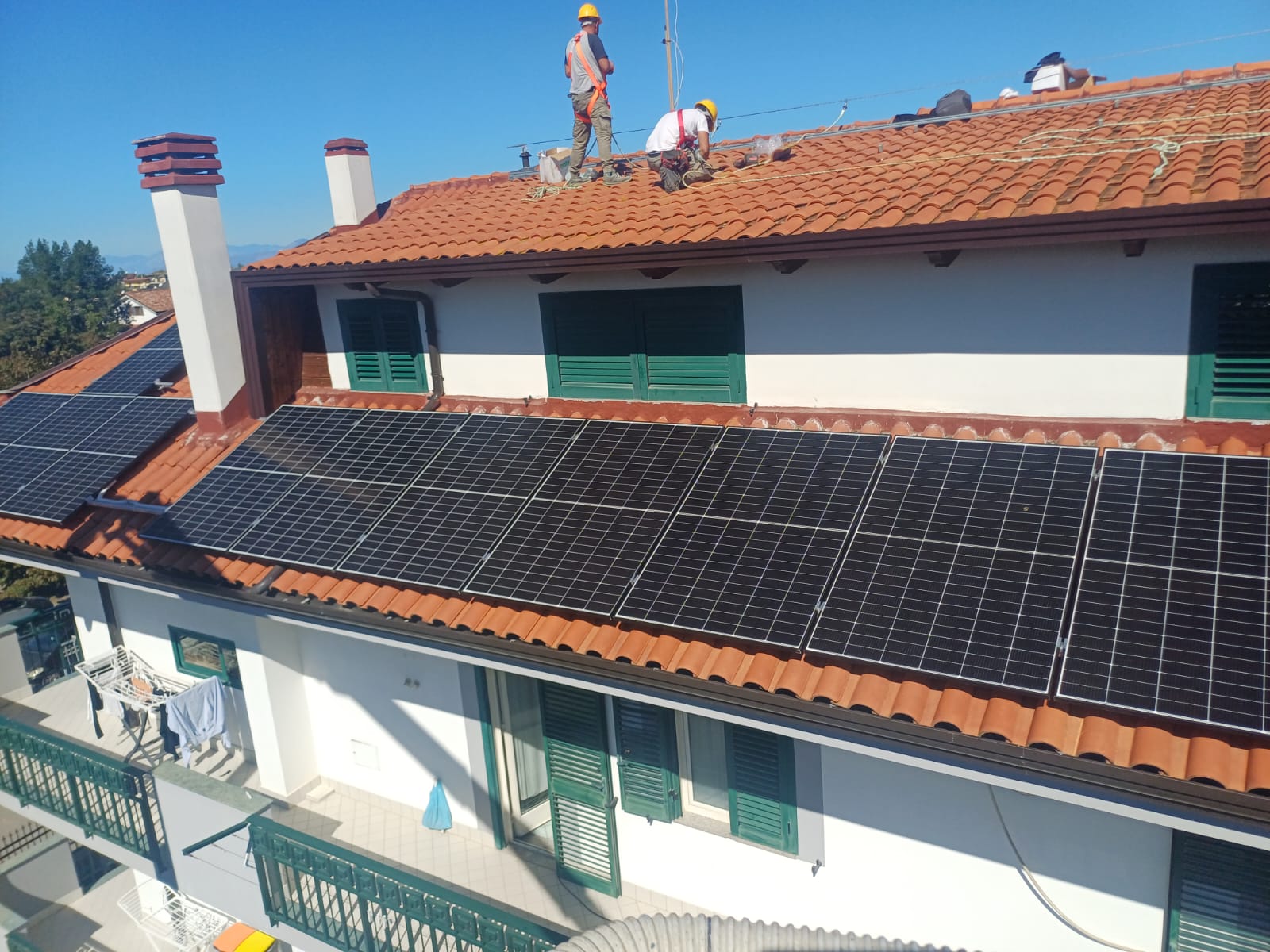 Impianti fotovoltaici Napoli: impianto 5,85 kWp installato su tetto residenziale