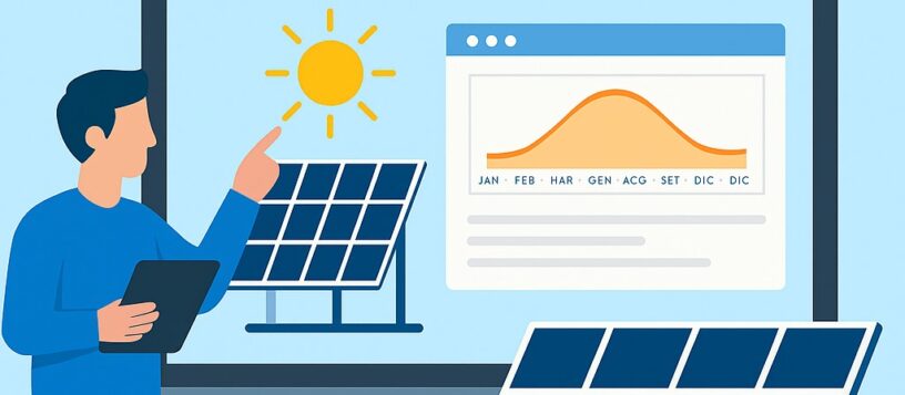 Simulazione impianto fotovoltaico con PVGIS e calcolo produzione pannelli solari