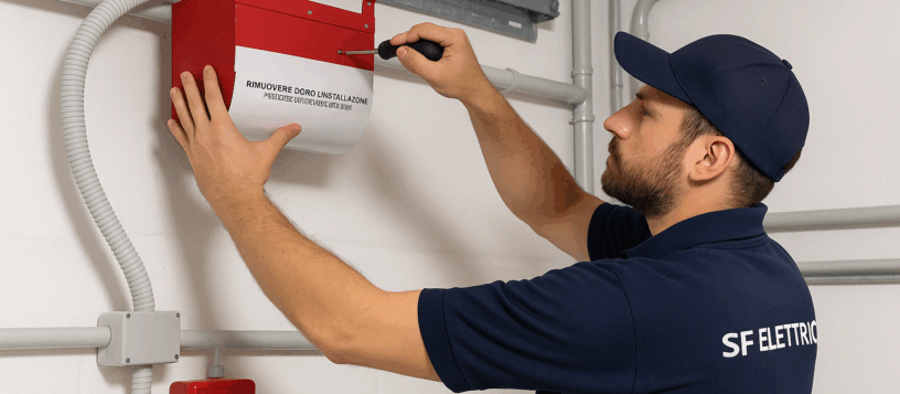 Impianto antincendio ad aerosol