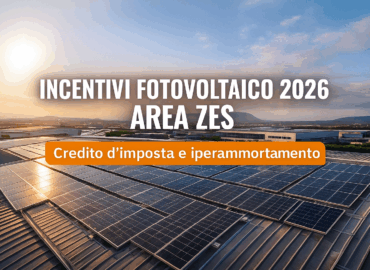 incentivi fotovoltaico 2026 per aziende in Area ZES con credito d’imposta e iperammortamento