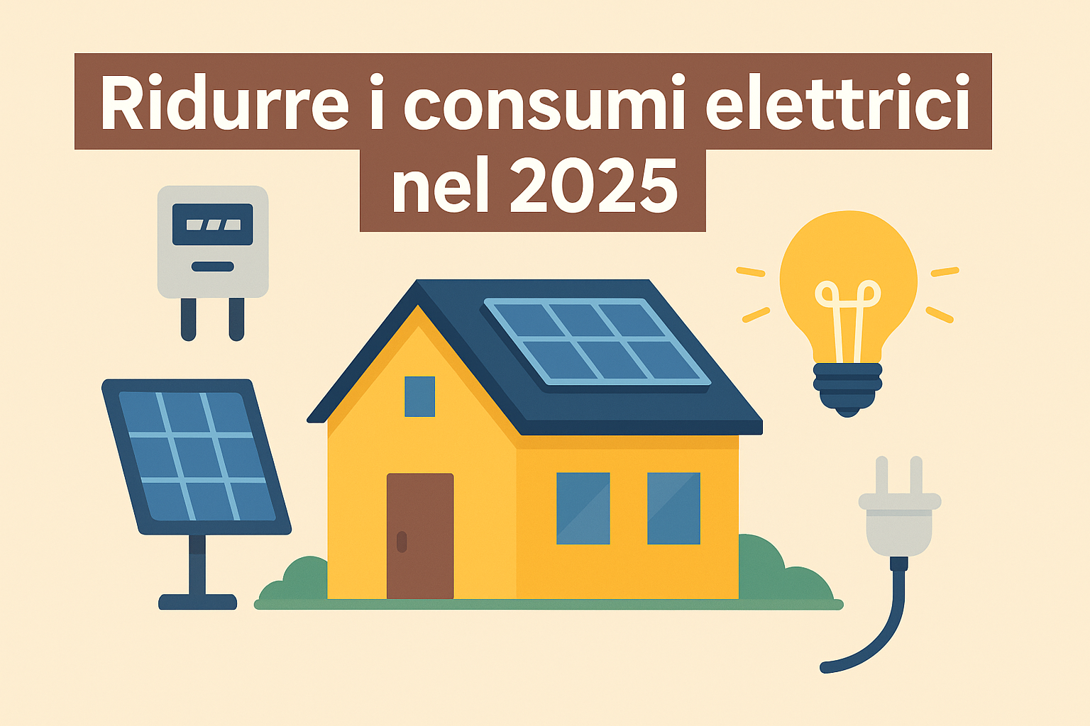 Ridurre i consumi elettrici nel 2025 – Guida per risparmiare energia in casa