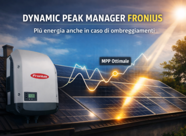 Dynamic Peak Manager Fronius per impianti fotovoltaici con ombreggiamenti