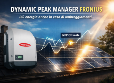 Dynamic Peak Manager Fronius per impianti fotovoltaici con ombreggiamenti